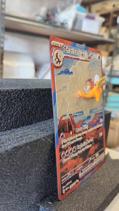 Flying Charizard Oversized 3d Pokemon Card