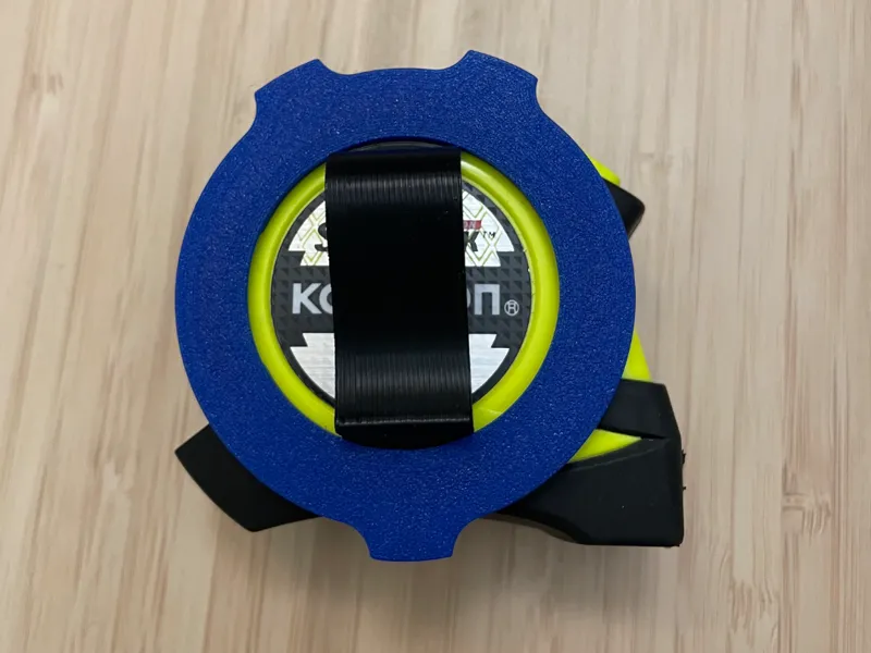 Lefty Tape Measure Clip -Komelon Selflock 12ft