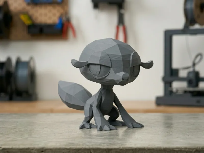 Gecqua low poly