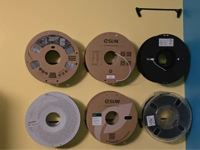 Flat/Horizontal Wall Filament Spool Mount