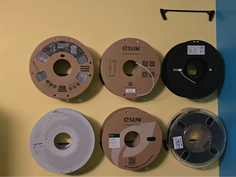 Flat/Horizontal Wall Filament Spool Mount