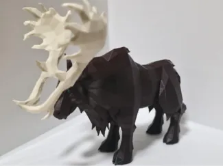 Moose low-poly