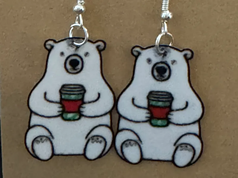 Polar Bear with cup
