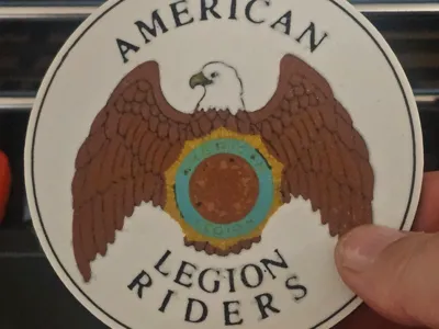 American Legion Riders Coaster or Logo