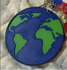 Earth Keychain