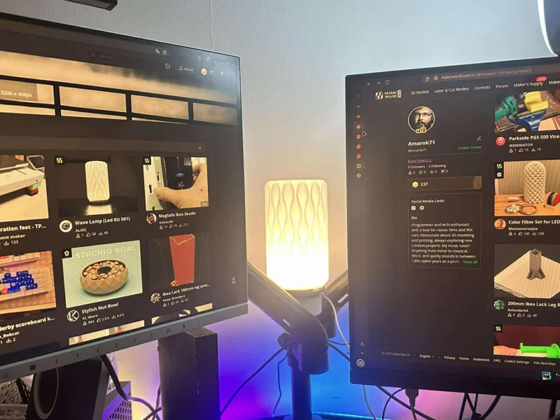 Adapter for LED Kit – 2 Monitors Arm Pole