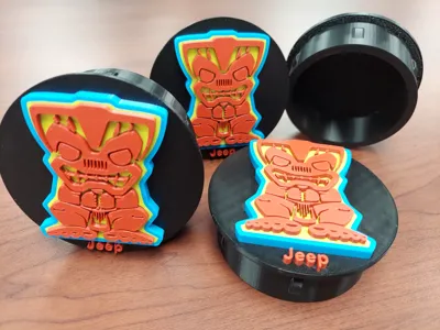 Tiki Bob Jeep Wheel Cap