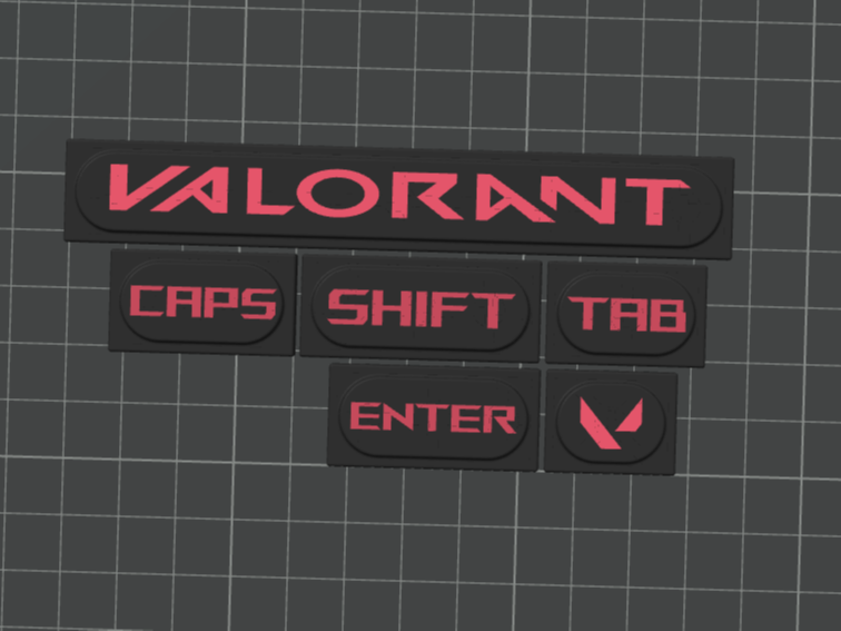 Valorant Keycaps