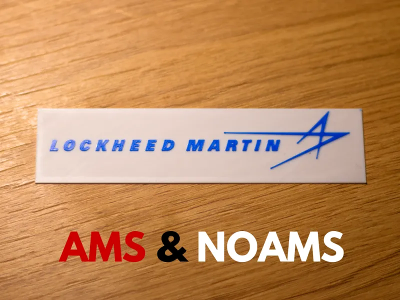 Lockheed Martin Logo Decorative Plaque NoAMS & AMS