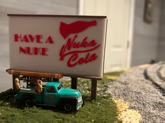HO SCALE ROADSIDE BILLBOARD (1:87)