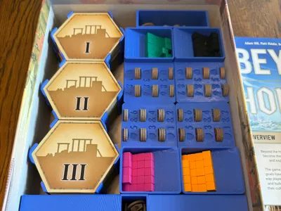 Beyond the Horizon Board Game Insert
