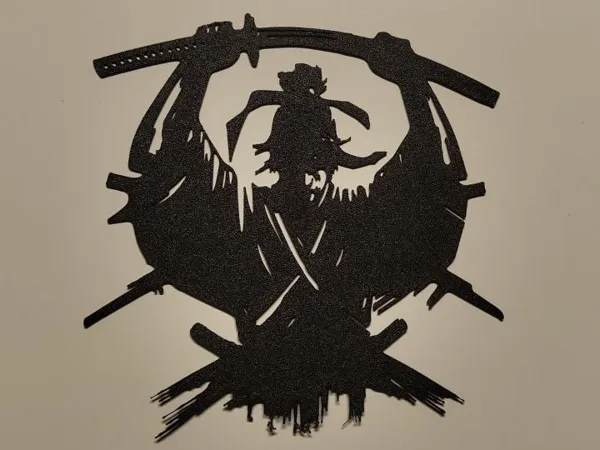 Tableau mural samouraï