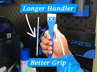Bed Scraper with Nozzle Cleaner