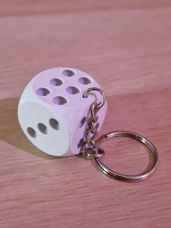Porte-clés dé