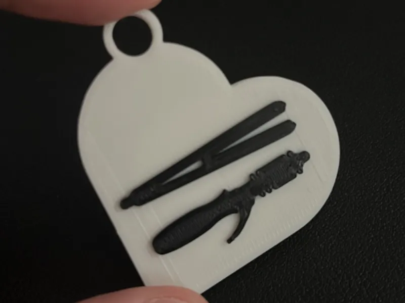 Hair Salon NFC Keychain