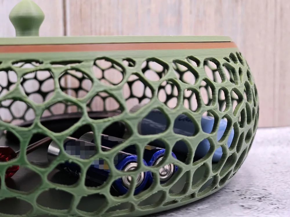 Simple bowl with abstract pattern and lid - Free 3D Print Model ...