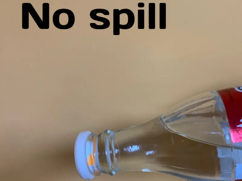 Glass bottle cap (keeps fizzines in) ONLY 10 MIN