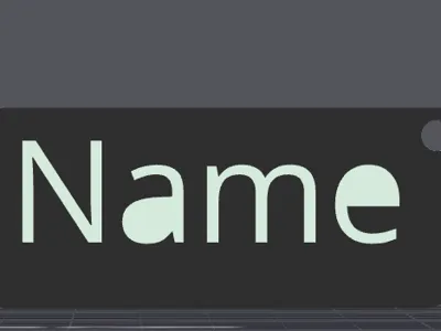 name tag