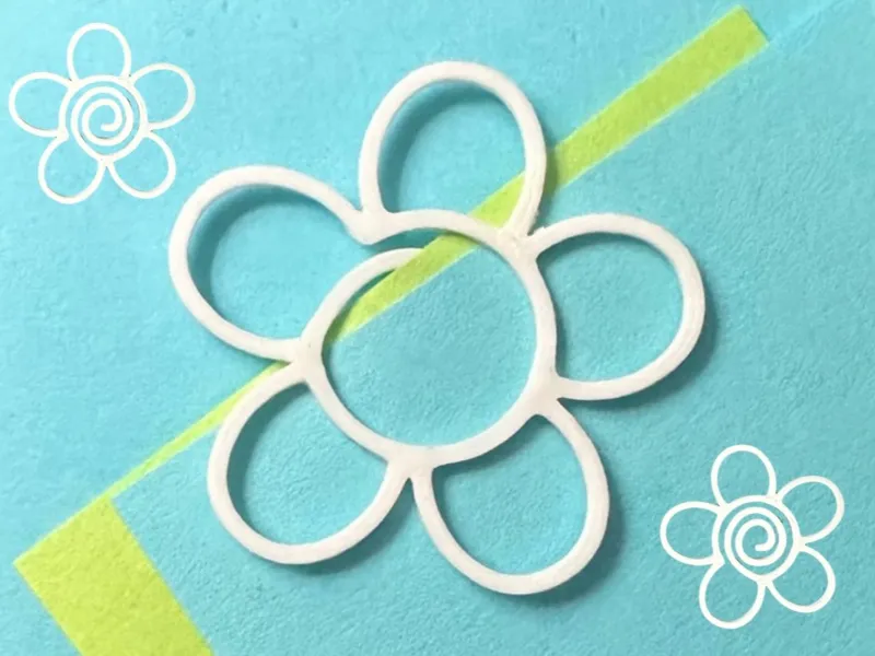Flower Paper Clip/Bookmark