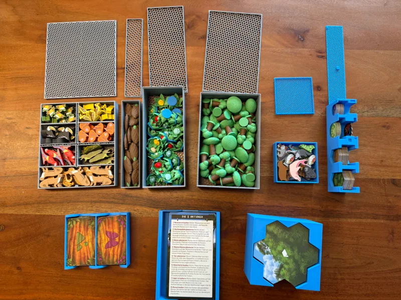 Life of the Amazonia Boardgame Inlay + Upgrade