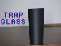 trap glass  no supports needed 3 or 4% infill