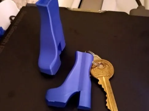 High Heel Shoe Keychain