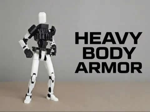 Figura decorativa: Dummy 13 Heavy Bulletproof Armor – High-Quality — referencia de MakerWorld