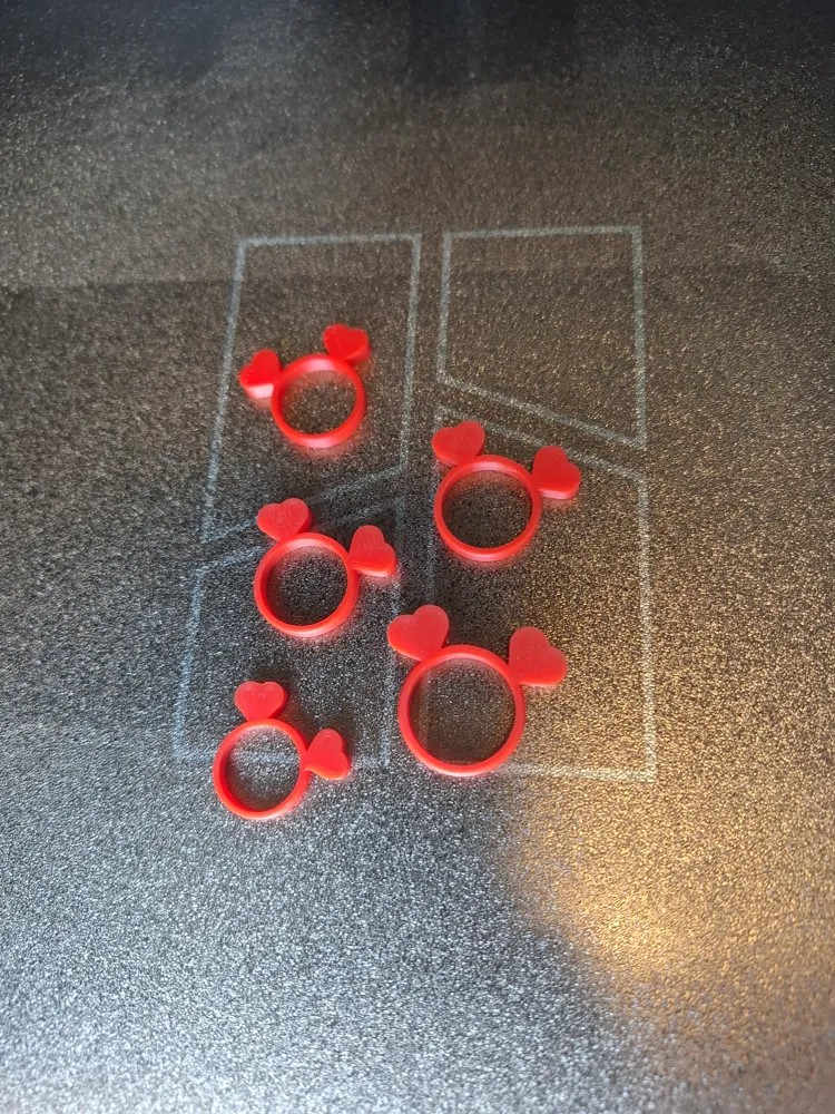 Heart Ring - Free 3D Print Model - MakerWorld