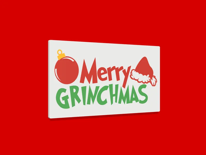 Merry Grinchmas K Cup Holder Insert