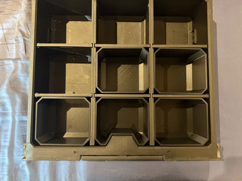 ToughBuilt 3-Drawer Bin Inserts, Regular + Notched