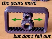 Rail à engrenages fidget — photo 1