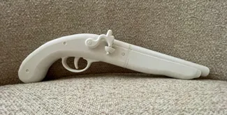 flintlock pistol (working)