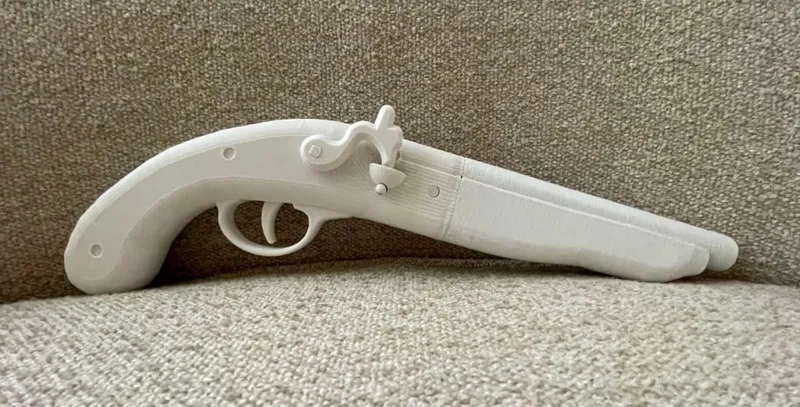flintlock pistol (working)