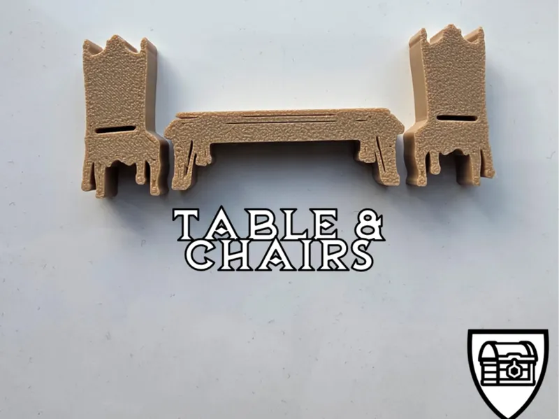 Tables and Chairs - Meeple Minis