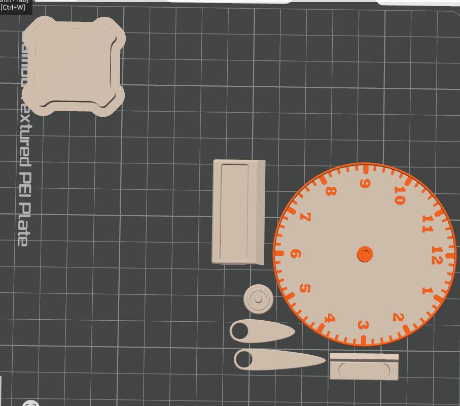 Miniatura 6 do modelo 3D 认识时钟，学会如何看时间-基础教具--手动时钟