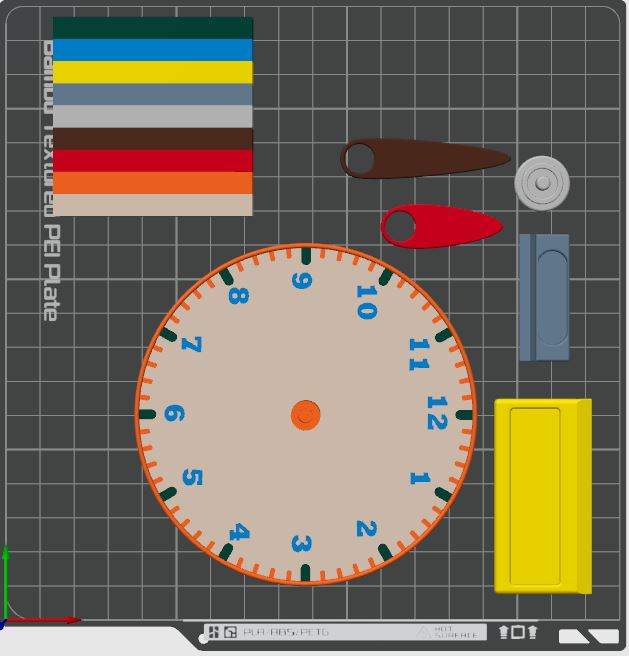 Miniatura 7 do modelo 3D 认识时钟，学会如何看时间-基础教具--手动时钟
