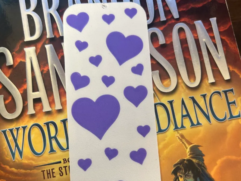 Heart Shaped Bookmark