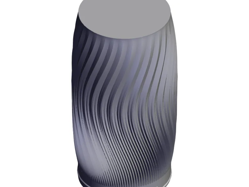 Flow Curve Lamp