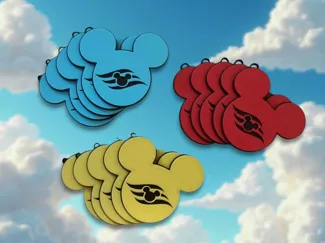 D.i.s.n.e.y. Cruise Ear Keychain