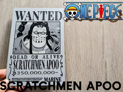 One Piece Wanted Poster | Collection - MakerWorld: Download Free