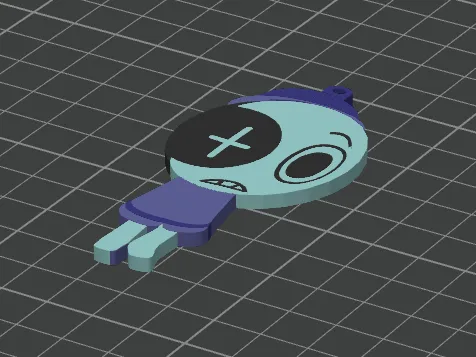 Astro Keychain (Dandys World) - Free 3D Print Model - MakerWorld