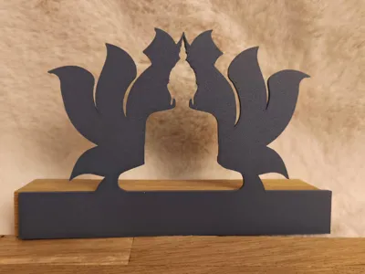 Lotus Flower Display Stand with Buddha