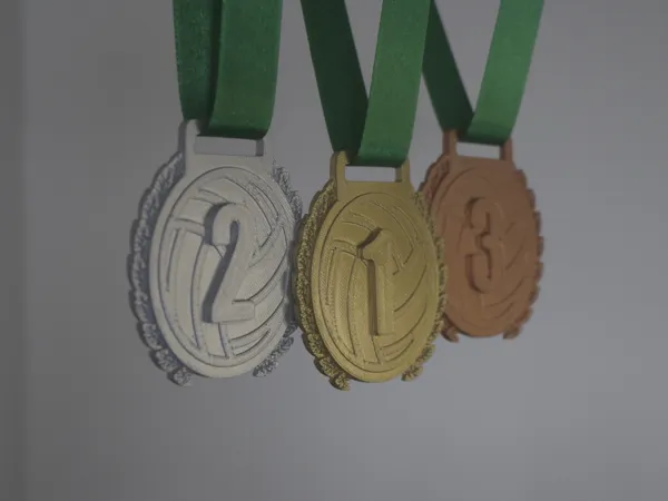 Médailles de volley-ball