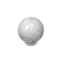 Lithophanie globe vélo volant — photo 2