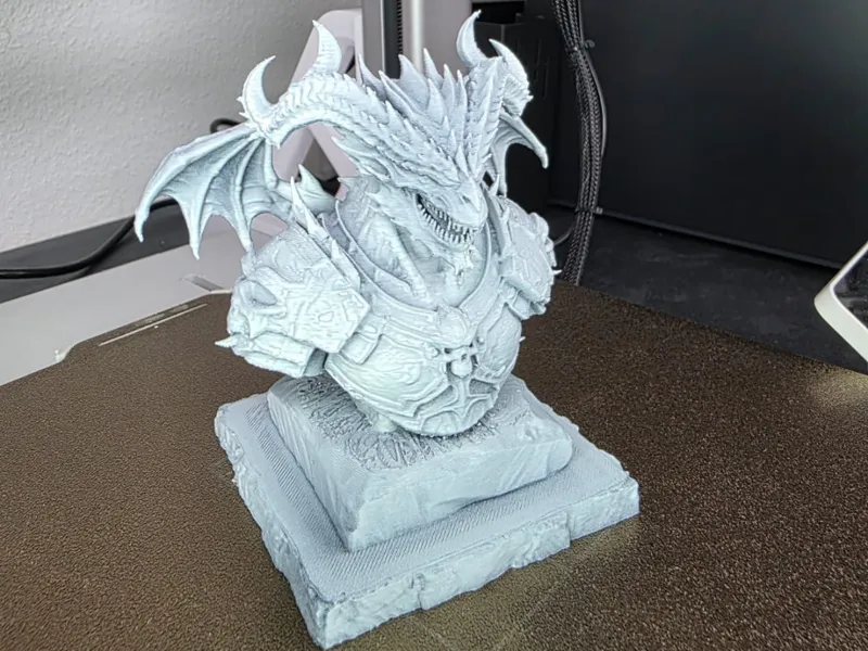 Dragonborn Bust Miniature Figure