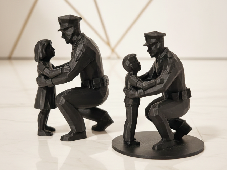 Homenaje padre - Heroe Policía