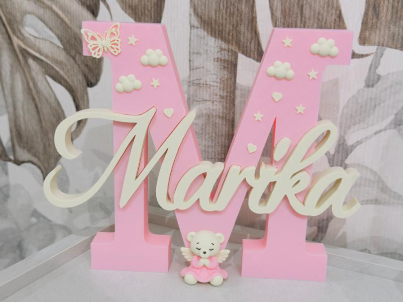 lettera decorativa con nome personalizzato - 1