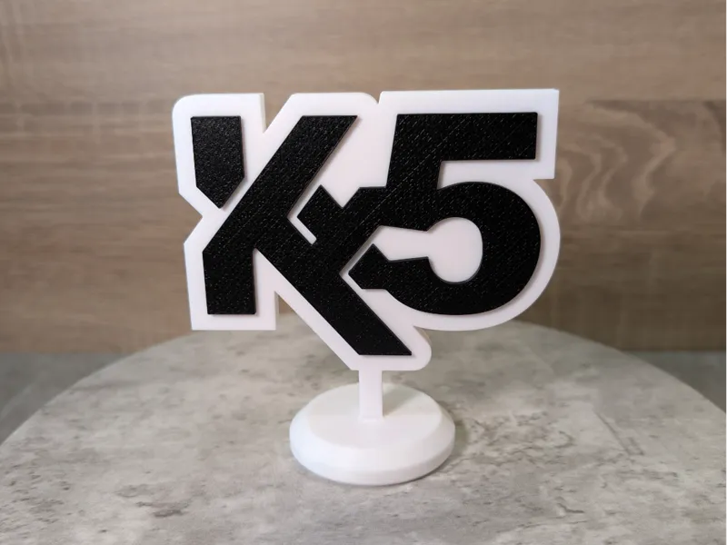 Kx5 Logo Desk Art (Various Sizes)