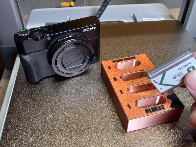 Sony NP-BX1 battery holder