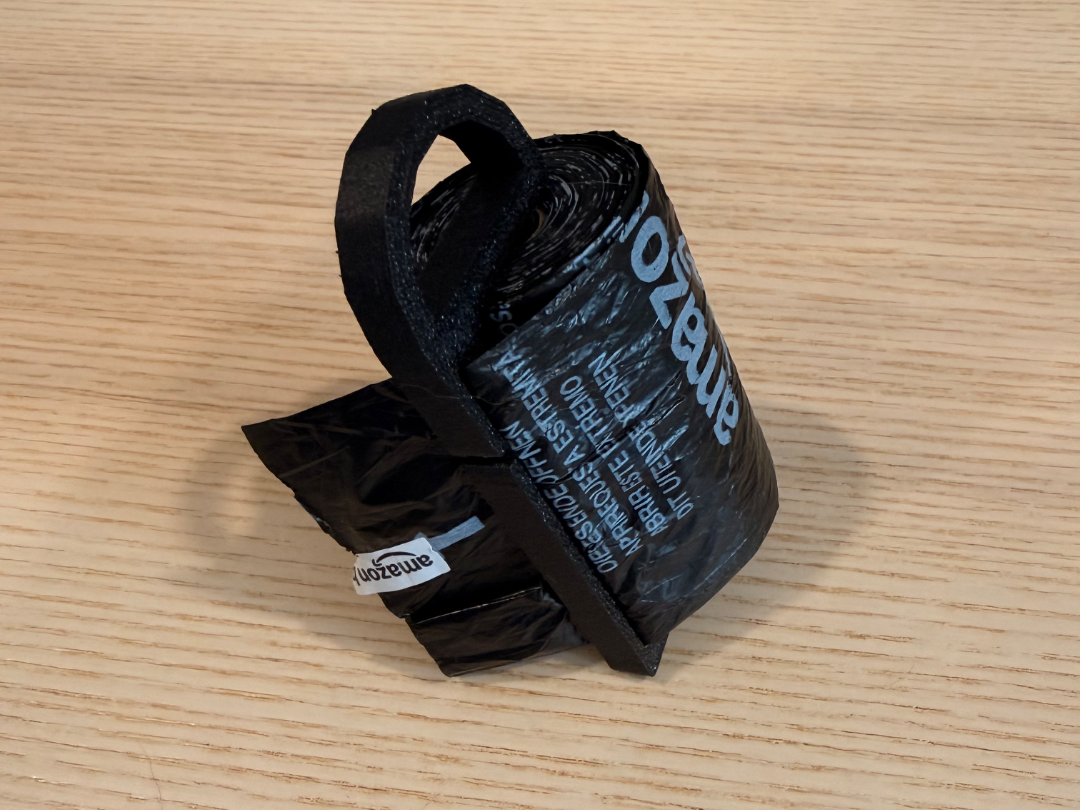 Ultra-Minimalist Dog Poop Bag Dispenser EDC